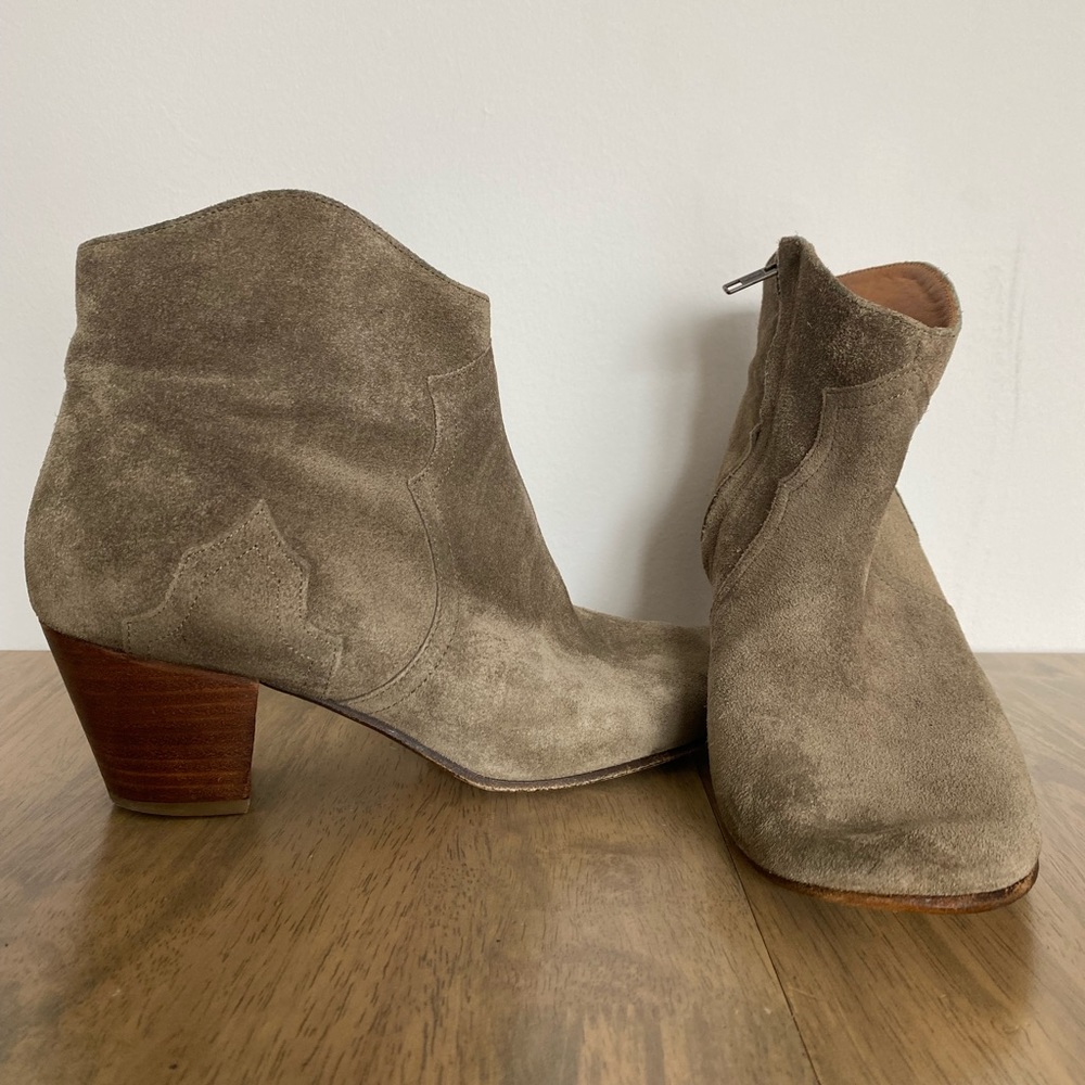 #isabelmarant #booties #suede #boots #suedeboots - Picture 3 of 4